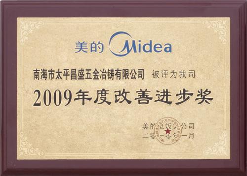 2009年度改善进步奖